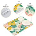 thumbnail image 3 of Yayeee Dish Drying Mat for Kitchen Counter 16"x18" Microfiber Absorbent Pad, Floral Wave, 3 of 7