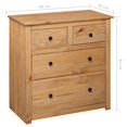 thumbnail image 4 of vidaXL Buffet 80x40x83 cm Pin Gamme Panama, 4 of 5