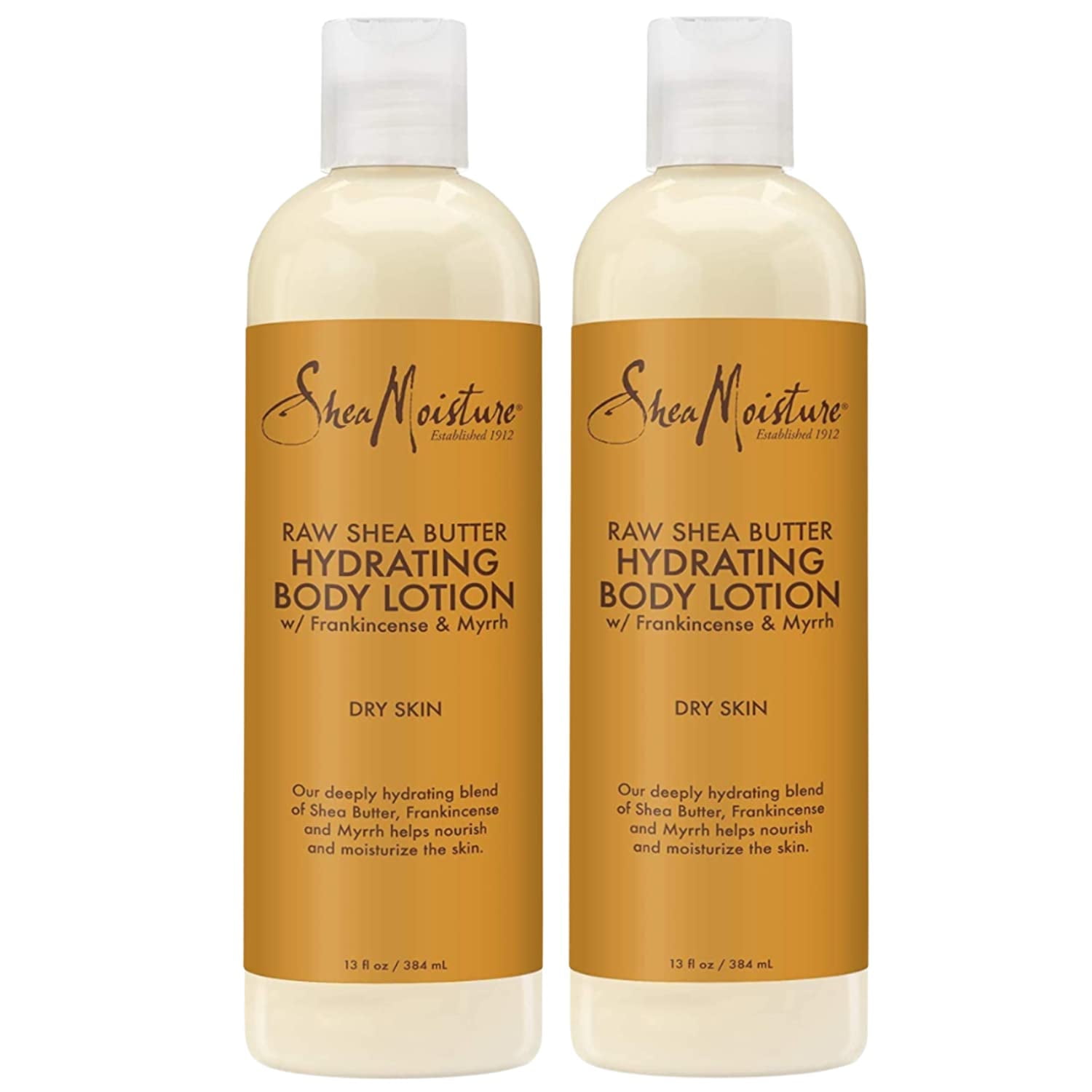 Sheamoisture Raw Shea Butter Hydrating Body Lotion 13 Oz (2 Pack)