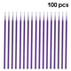 thumbnail image 2 of Hisopos de algodón Portátil Pie de pestañas Cosméticos Cosméticos Limpieza Sticks Baño Salón Oficina Oído Tool Tool Accesorios Púrpura 100 piezas Advancent CE001447-05, 2 of 7