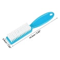 thumbnail image 2 of Unique Bargains 6 Pcs Fingernail Cleaner Nail Brush Fingernail Cleaning Tools Manicure Brush with Plastic Handle Blue, 2 of 7