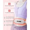thumbnail image 3 of Menstrual Heating Pad, Menstrual Pain Relief Device Electric Cordless Heating Waist Belt For Menstrual Period, 3 of 5
