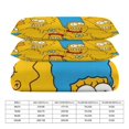 thumbnail image 2 of Simpsons Printing Bedding Sets Decorative 3 Pieces Bedding Set(1 Duvet Cover Set 2 Pillow Shams) 79"x90", 2 of 8