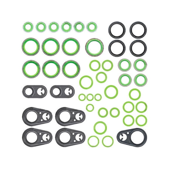A/C System O-Ring and Gasket Kit - Compatible with 2011 - 2020 Dodge Grand Caravan 3.6L V6 2012 2013 2014 2015 2016 2017 2018 2019