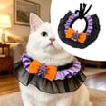 thumbnail image 5 of Ailezt Halloween Decor Halloween Collars Cat Necklace Adjustable Buckle Breakaway Design For Small Medium Large, 5 of 5