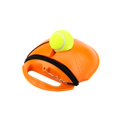 thumbnail image 2 of Single Tennis Trainer, Tennis Training Rebound Ball Tennis Trainer Practice Training Tool with Rope, Orange, 2 of 4