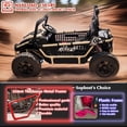 thumbnail image 4 of sopbost 24V Kids Electric Ride-On Toy Car, Ages 3–8, Max Speed 5 MPH, Battery-Powered Premium XXL 2-Seater 24V Ride On UTV with Remote Control, Quicksand, 4 of 6