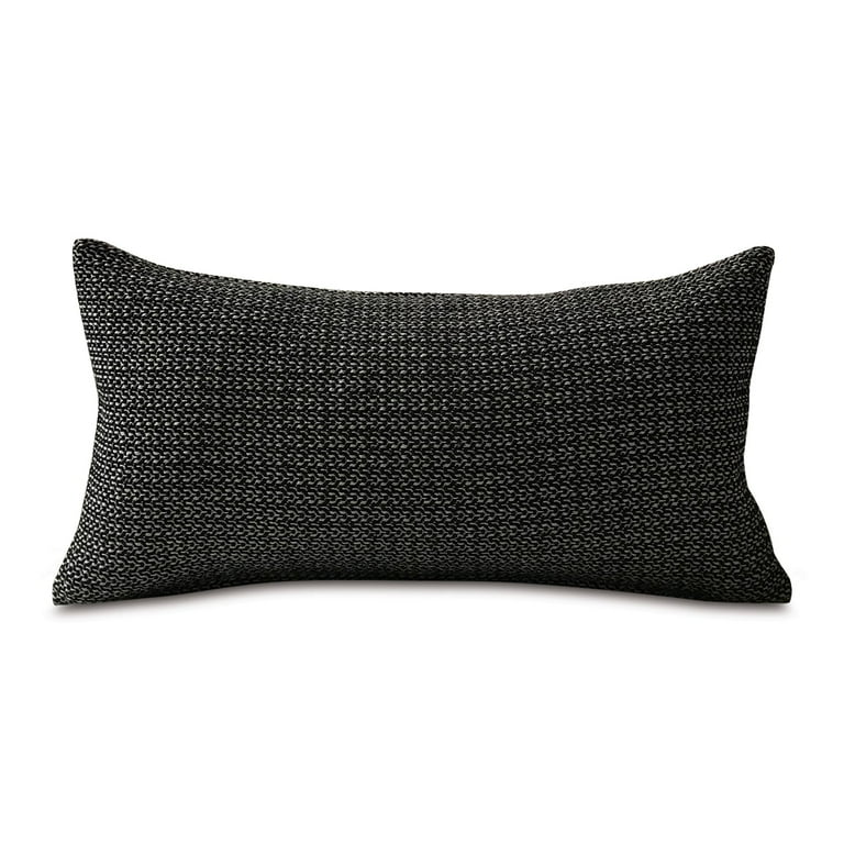 Pillow - 25 x 12 in. lumbar in Black