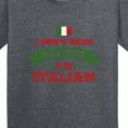 thumbnail image 4 of Inktastic No Recipes I'm Italian Youth T-Shirt, 4 of 5