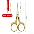 thumbnail image 3 of Embroidery precision scissors - 5-inch vintage scissors - 2 sets, super sharp blade scissors, small handicraft scissors, versatile use..., 3 of 10