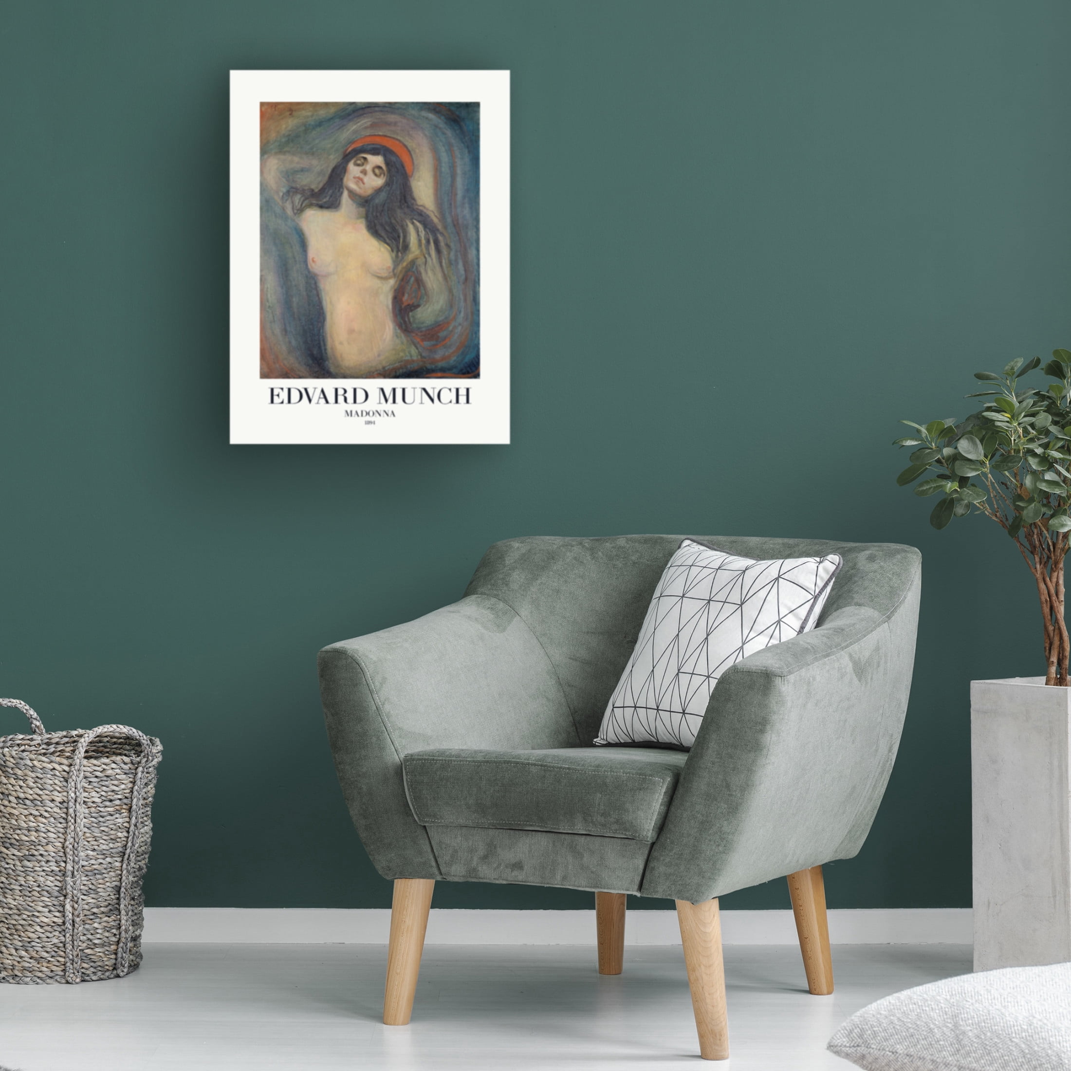 Trademark Fine Art Pictufy Madonna 1894 Canvas Wall Art