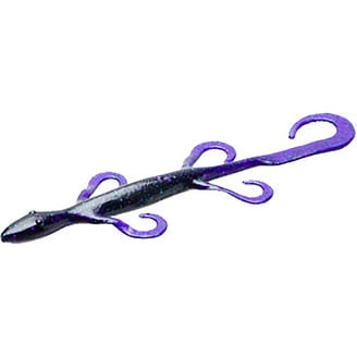 Zoom 6'' Watermelon Seed Lizard Bait, Limit Getter, Salt