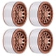 thumbnail image 1 of Llanta De Neumático Beadlock, Juego De Cubo De Rueda RC Resistente Al Desgaste De 1,9 Pulgadas Aleación De Aluminio Para Coche De Control Remoto 1/10 1/12 1/14 ANGGREK Marrón, 1 of 8