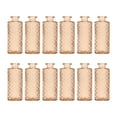 thumbnail image 1 of 12 jarrones de cristal con forma de capullo, jarrones decorativos para el hogar, contenedores sencillos para plantas. Marrón, 1 of 9
