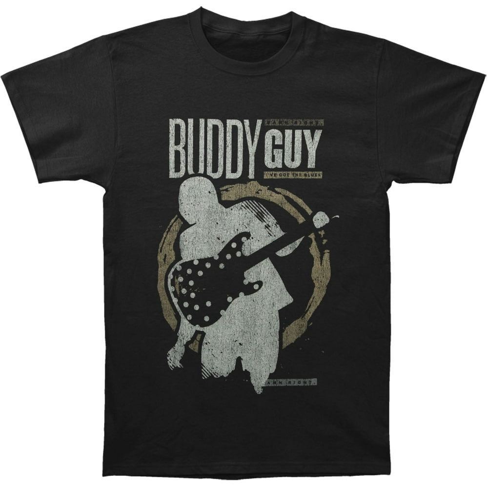 Buddy Guy Buddy Guy Men's Damn Right Tour Slim Fit Tshirt Black
