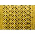 thumbnail image 1 of Ahgly Company Indoor Rectangle Abstract Yellow Modern Area Rugs, 7' x 10', 1 of 4