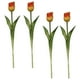 thumbnail image 3 of KAKOWELY 4 piezas de flores de tulipán artificiales decorativas para el hogar, duraderas y decorativas., 3 of 5