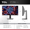 thumbnail image 2 of TCL 27” P2A PRO Series QHD HDR Mini-LED Gaming Monitor (NEW 2026) - Halo Control System, 320Hz Refresh Rate, LD180 Precise Dimming Series, HDR600 Brightness, 1ms GTG, AMD FreeSync Premium - 27P2A Pro, 2 of 20
