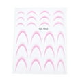 thumbnail image 2 of Pegatinas para uñas para decoración de uñas, pegatinas para uñas para mujeres, pegatinas francesas con degradado, pegatinas de sonrisa en forma de media luna, arcos de líneas francesas finas, adornos, 2 of 5