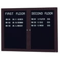 thumbnail image 4 of Aarco Products OADC3648B 36 in. H x 48 in. W 2-Door Outdoor Enclosed Directory Board - Blue, 4 of 4