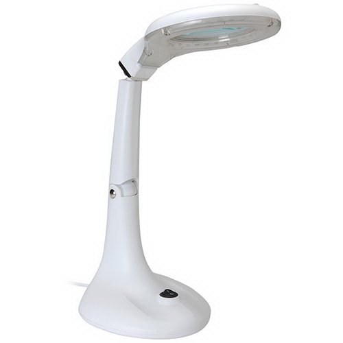 Desktop LED Magnifier 32 LED 4" Lens with 3 + 12 Diopter