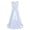 Sky Blue, variant on renvena Floral Lace Flower Girl Dress Formal Gowns Prom Evening Dresses Wedding Bridesmaid Dress