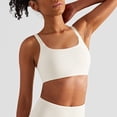 thumbnail image 2 of Sujetador para correr, sujetador deportivo para mujer, ropa interior atlética, chaleco deportivo con cuello cuadrado, hecho a medida para la perfección, 2 of 6