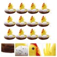 thumbnail image 3 of 12pcs Easter Chick Decor Simulation Mini Chicks Home Desktop Decor (Yellow), 3 of 7