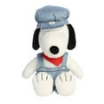 thumbnail image 2 of Aurora - Large White Peanuts - 14" Train Engineer Snoopy - Adorable Stuffed Animal, 2 of 4