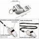 thumbnail image 3 of 4 Pcs Metal Whistle Stainless Steel Metal Whistle Sport Whistle Stainless Steel Sports Whistle with Lute Lanyard for Coach Referee School Sports Footb, 3 of 4