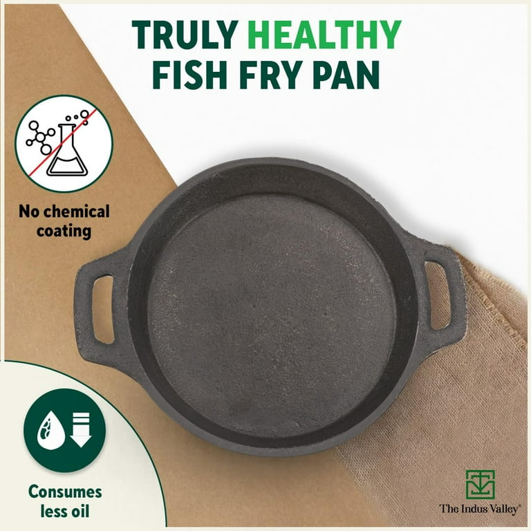 Cast Iron Fish Pan, Gray