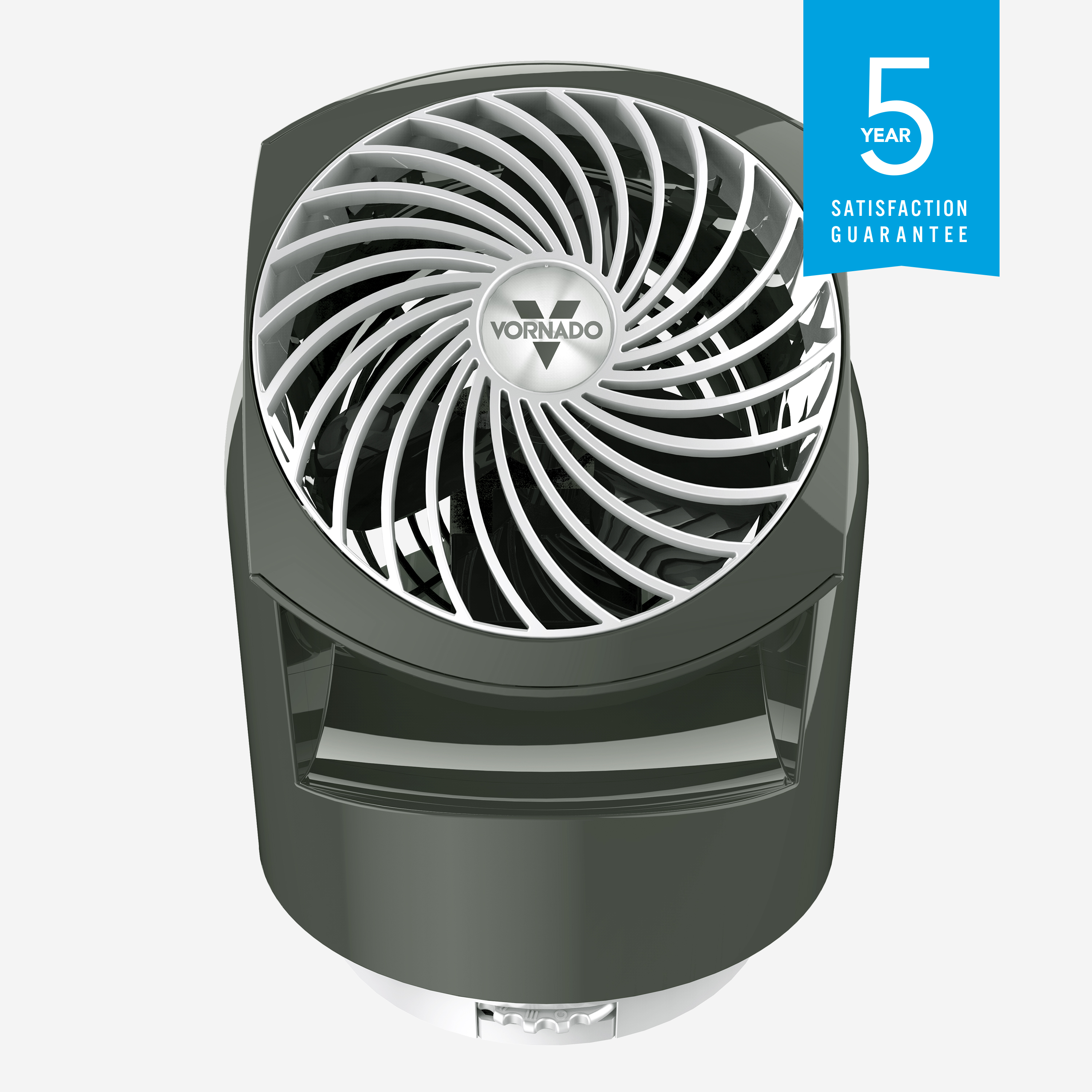 Vornado Flippi V10 Personal Oscillating Fan, 9.75", Graphite Gray - image 5 of 9