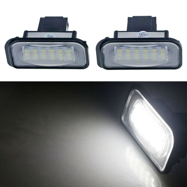 2x 18 LED License Plate Light Direct Fit For Mercedes Benz W211 W203 5D