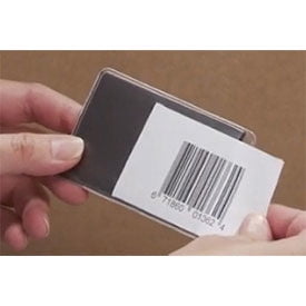 Label Holders 3"" x 5"" Clear Full Magnetic (50 pcs/pkg)