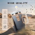 thumbnail image 4 of 【Forever Memory Gift】Water Bottle Carrier Bag for 40 oz Tumbler with Phone Pocket Purses Water Bottle Holder with Adjustable Wide Strap, with straw cover and key chain blac, 4 of 6