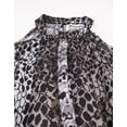 thumbnail image 4 of Moomaya Womens Printed Smocked Dress, Halter Neck Sleeveless Midi Gown, 4 of 9