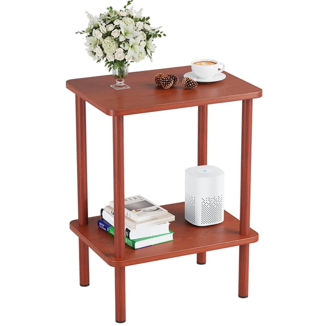 Mesa Apicizon para almacenamiento lateral con 2 niveles, 40 x 30 x 52 cm