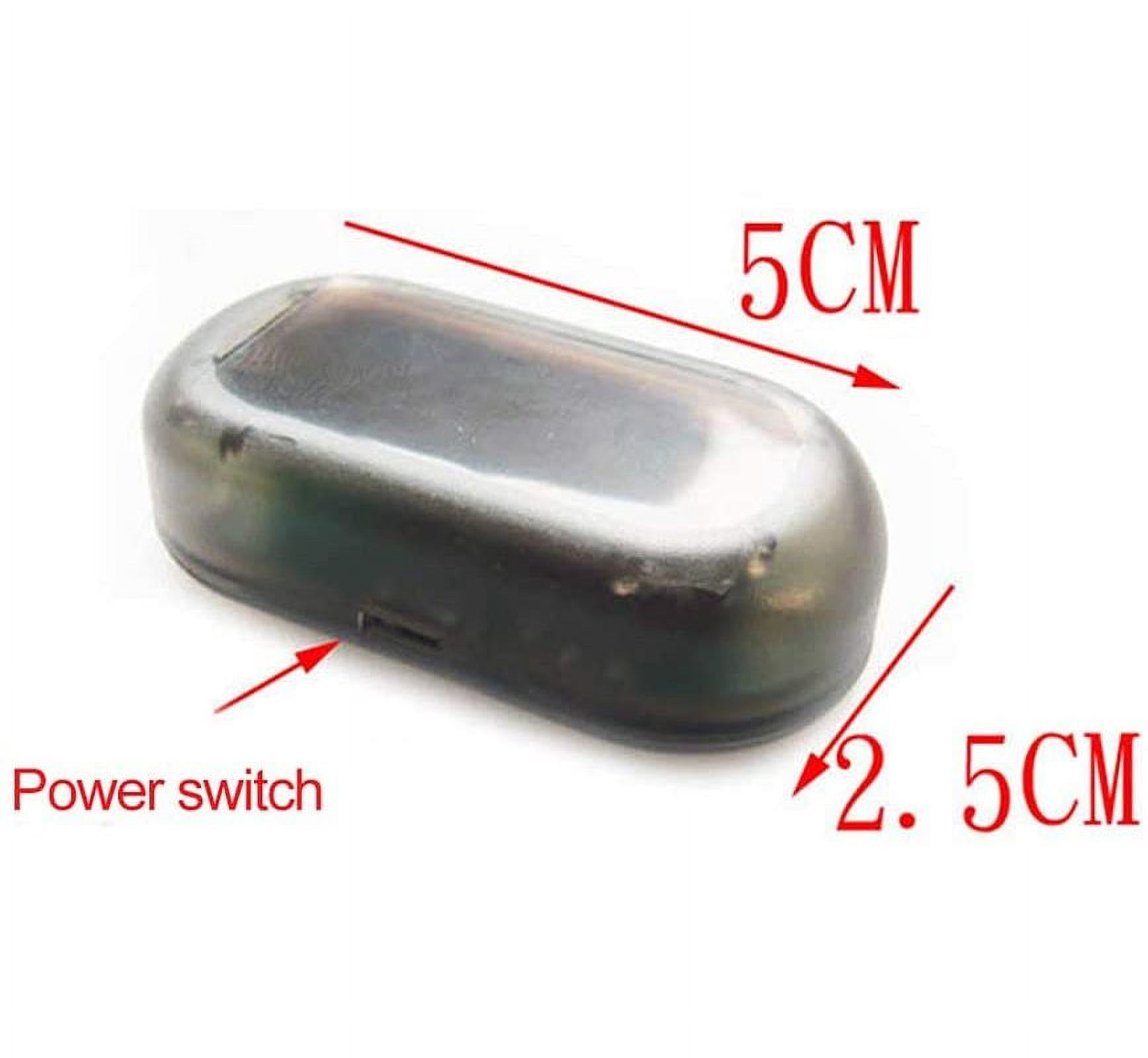 Car Alarm System, Solar Power Dummy Car Alarm LED Light Simulate Imitation Warning Anti Theft Flashing Light Car Alarm System Anti-theft System for Car Security System