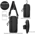 thumbnail image 4 of Bolso de brazo multifuncional para teléfono móvil para hombre y mujer, para deportes al aire libre, fitness, bandolera, equitación, correr, informal, 4 of 4