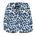 thumbnail image 5 of IROINNID Women's Comfy Summer Leopard Printed Drawstring Waist Shorts With Pocket, 5 of 6