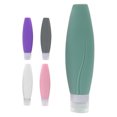 thumbnail image 2 of Shisuyan 5pcs Silicone Travel Bottles: 150ml Leakproof Refillable Containers For Toiletries Portable Bottles For Shampoo Conditioner Lotion And More, 2 of 7