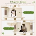 thumbnail image 4 of Árbol para Gatos Globlazer C66 Esquinero para Gatos Grandes 168 cm Beige, 4 of 8