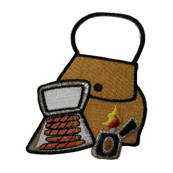 ID 8356 Cigars Lighter With Purse Patch Smoke Bag Embroidered Iron On Applique