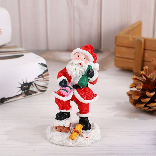 Mini Fairy Garden Christmas Ornaments Landscape Crafts Ornament Model Moss Landscape Terrarium