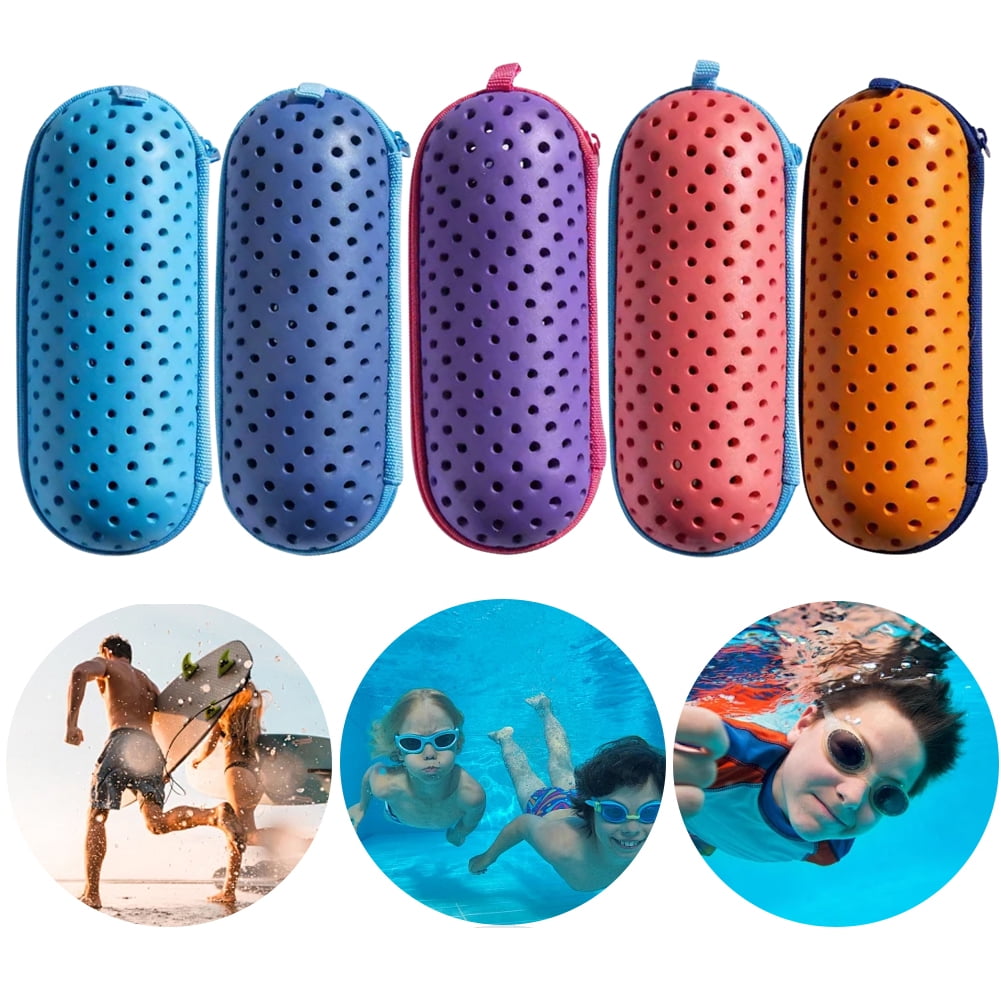 Étui De Protection EVA Pour Lunettes De Natation Et Masque De Plongée - Avec Crochet, Fermeture Éclair