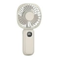 thumbnail image 1 of Small Fan - Mini, Portable, Rechargeable. 4 - Level Adjustable, 2000mAh Battery. Digital Display, Night Light, Power Bank Function. ABS Material, Multiple Use Ways, 1 of 6