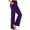 #303-Purple, variant on Roncen Women's Sporty Casual Jogger Pants - Elastic Waist Colorblock Trousers for Spring Summer