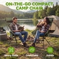 thumbnail image 4 of VECUKTY Triangle Frame High Back Folding Camping Chair, Portable Moon Chair with Enhanced Stability, Includes Carry Bag, Army Green, 4 of 9