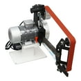 thumbnail image 2 of INTBUYING Belt Sander Machine Frequency Conversion Industrial Grade Sand-belt Machine with Three Grinding Wheels 1500W, 2 of 10