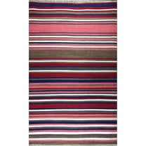 Kilim 05 1.6X1.6 Red Handwoven Wool Area Rug